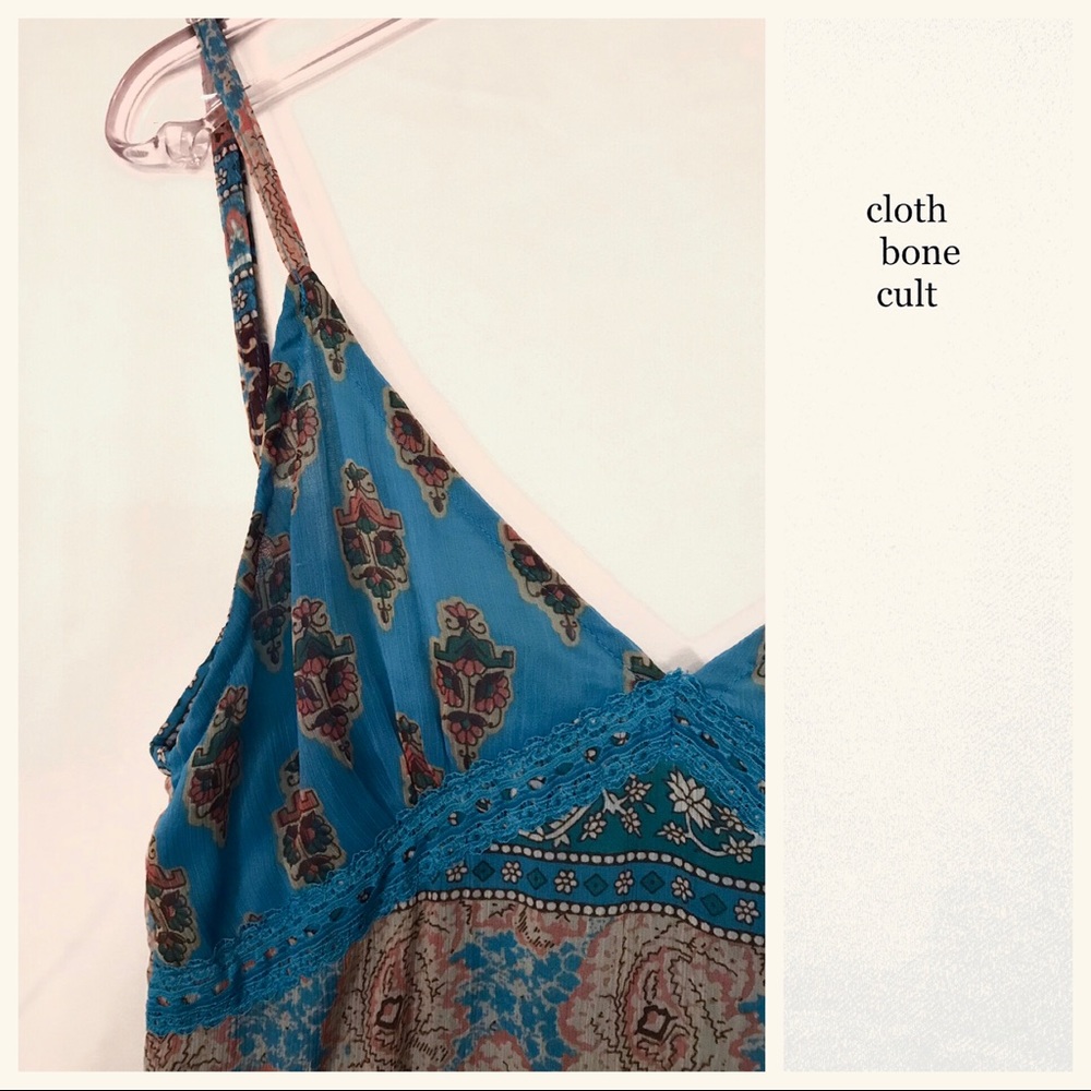 Light & Flowy Jewel-Tone Boho DRESS - Picture 4 of 8